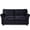 Black, variant on S-HOME 57" Modern Corduroy Sofa With Removable Cushions, High Rebound Padding And Solid Wood Frame For Living Rooms And Offices, Blue