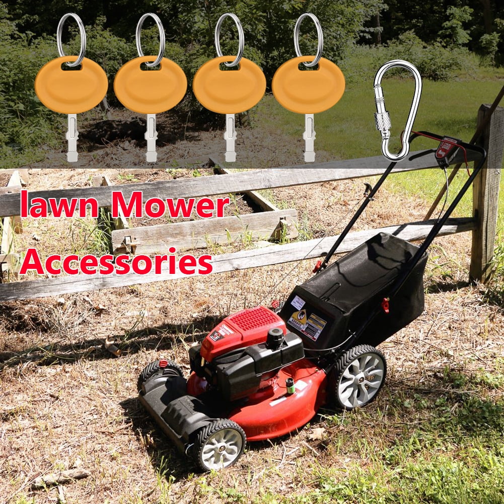 Jinveno 4pcs Set Key Replacement Replaces 925 1745a 725 1744a 724 1745 725 1745a Ignition Keys For Cub Mtd Troy Bilt Craftsman Lawnmower Multicolour 2