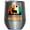 Silver, variant on Retro I Like Hunting and Maybe 3 People feat. a Buck or a Deer, Hunter, Stainless Steel 12oz Wine Tumbler