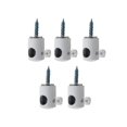 thumbnail image 4 of 5 Pcs Pendant Light Cable Hook Lighting Fixture Organizer Pendant Cord Clip Cable Mounting Clips for Lamp Hanging Lights Dining Room Garages White, 4 of 8