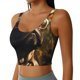 thumbnail image 2 of Fotbe Pug Wearing Sunglasses Flowers Sujetador Deportivo Largo sin Aros para Mujer con Almohadillas y Soporte Medio, Transpirable y Absorbente, Camiseta Tipo Chaleco o Tank Top-XX-Large, 2 of 8