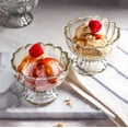 thumbnail image 4 of Cuencos de postre Dishware KMWares de cristal con forma de tulipán, 6 unidades, 150 ml, 4 of 9