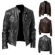 thumbnail image 3 of Minnieouse Chaqueta de motocicleta de apariencia fresca Chaquetas de chaqueta de motocicleta para hombre de aplicación amplia y cálida a prueba Abrigos y chamarras negro SG, 3 of 6