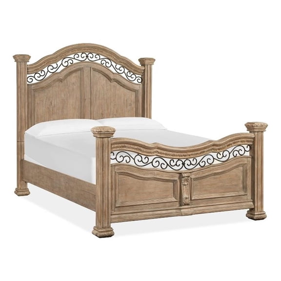 Magnussen Home Marisol Fawn Queen Panel Bed