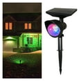 thumbnail image 6 of Solar Light LED Projector RGB Crystal Stage Light Outdoor Spot Rotary Lamp Lawn Solar Garden Projector Holiday Party Light ,Easy to Carry, 6 of 9