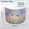 thumbnail image 6 of Uorisanigo Hummingbird Floral Auto Hood Cover Straps Reinforcement Car Hood Cover Protector Stretch Car Hood Flag Cover Suitable Most Automotive Sedans Trucks Pickup Sports Cars, 6 of 7