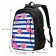 thumbnail image 5 of Fotbe Flamingo Mochila con Estampado y Puerto USB para Hombre y Mujer, Mochila Antirrobo, Mochila de Viaje, Mochila Escolar, Mochila Universitaria, 5 of 7