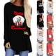 thumbnail image 4 of Camisas Navideñas Para Mujer, Camisetas de Manga Larga Con Estampado de Estilo Étnico, Sudadera Informal de Invierno Y Otoño, Jersey Acogedor, Blusa Odeerbi ODB206559, 4 of 6
