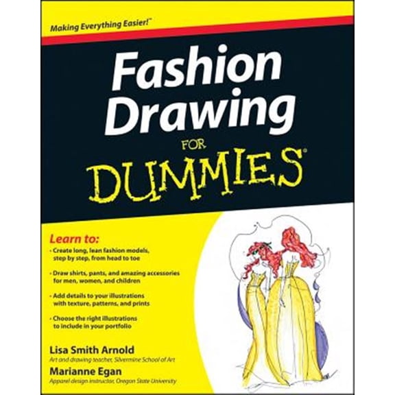 Pre-Owned Fashion Drawing For Dummies (Paperback) 0470601604 9780470601600