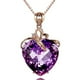 thumbnail image 2 of Juego de joyas de cristal - Juego de aretes colgantes de cristal de circonita cúbica en forma de corazón para damas de honor de boda, juego de 4 piezas JAMW Sencillez, 2 of 5