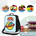 thumbnail image 4 of Rugrats Lunch Bag, Reusable Insulated Lunch Tote Bag, Portable Lunch Box For School Work Picnic, 10.5x8x4.5 Inch, 4 of 9