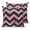 Pink, Black, Gray, variant on Pillow Covers 16x16 Set of 2, Abstract Pink Throw Pillow Covers Decorative Couch Cushion Cover, Geometric Zigzag Waves Bohemian Stripes Microfiber Soft Square Pillowcases for Bedroom Living Room Sofa