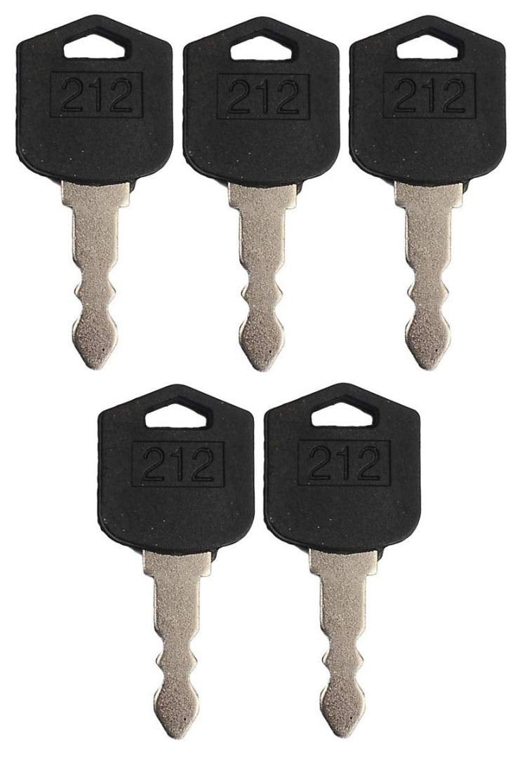 212 Ignition Pack of 5 Keys For Doosan & Daewoo Forklift D25 D35 G25 G35 