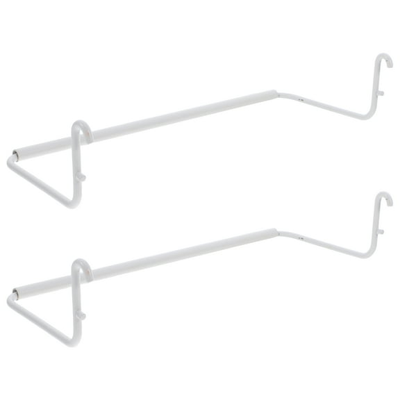 UPKOCH Pegboard Paper Towel Holder Towel Rack White 2Pcs