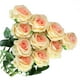 thumbnail image 3 of Billuyoard 10 Uds flor de Rosa Artificial decoración de simulación hogar Oficina boda flor de tela Flores artificiales rosado Billuyoard HA8916-01B, 3 of 6
