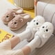 thumbnail image 3 of Zapatillas de gato bonitas para mujer, pantuflas peludas y peludas con plataforma para el hogar, chanclas de felpa para invierno para hombre, pantuflas peludas para interiores, encantadores zapatos de, 3 of 4