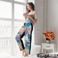 thumbnail image 4 of KLL Womens Dolphin Rainbow Horse Print Pajama Pants Soft Pajama Bottoms for Women Cozy Lounge Pants, 4 of 5