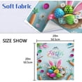 thumbnail image 6 of Coolnut Easter Cloth Napkins 1PCS,Easter Eggs and Cute Bunny Soft and Skin Friendly Dinner Napkins Washable for Dinner, Hotel,Reunion,BBQ Party, 6 of 7