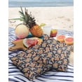 thumbnail image 3 of Pack of 2 Outdoor Pillow Covers, Indian Traditional Paisley Floral Pattern Waterproof Square Throw Pillowcase Cushion Decorative Pillow Covers for Couch Patio Tent, 20x20 in, 3 of 6