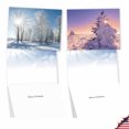 thumbnail image 4 of The Best Card Company 36 Assorted Christmas Notecards Bulk Box Set 4 x 5.12 Inch with Envelopes (6 Designs, 6 Each) Christmas Sunrise AM6655XSG-B6x6, 4 of 6
