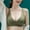 Green, variant on Women's Seamless Latex Bra Wireless Sleep Comfort Bralette