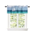 thumbnail image 2 of Kitchen Cafe Valance Curtain for Small Windows,Nautical Sailboat on Serene Ocean Rod Pocket Valances Marine Beach with Blue Sky Cloud Window Treatment Panel for Living Room/Bedroom/Bathroom,42x18in, 2 of 9
