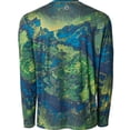 thumbnail image 2 of Playera Deportiva Reversible Manga Larga Para Hombre Magellan Outdoors - colores Verde, Azul y Amarillo, 2 of 5