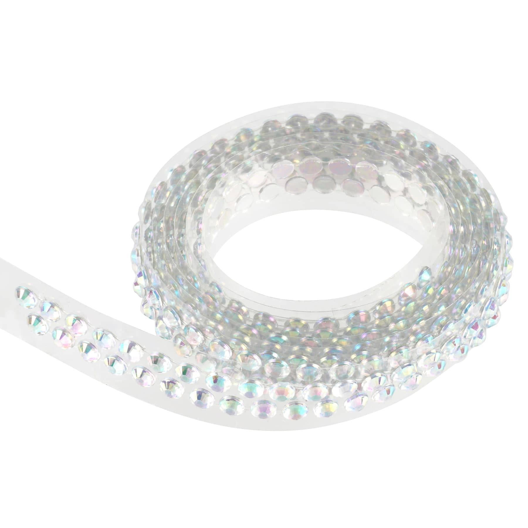 Recollections Double Row Rhinestones Stickers Bling on a Roll, 12 Pack