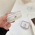 thumbnail image 2 of For AirPods 3rd Gen 2021/1/2/Pro 2 Case，Shockproof Purple tulips Flower PC Case Cover With Ring, 2 of 5