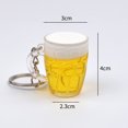 thumbnail image 4 of 3pcs Simulation Beer Glass Cake Decoration Father's Day Cake Accessories Yellow, 4 of 5