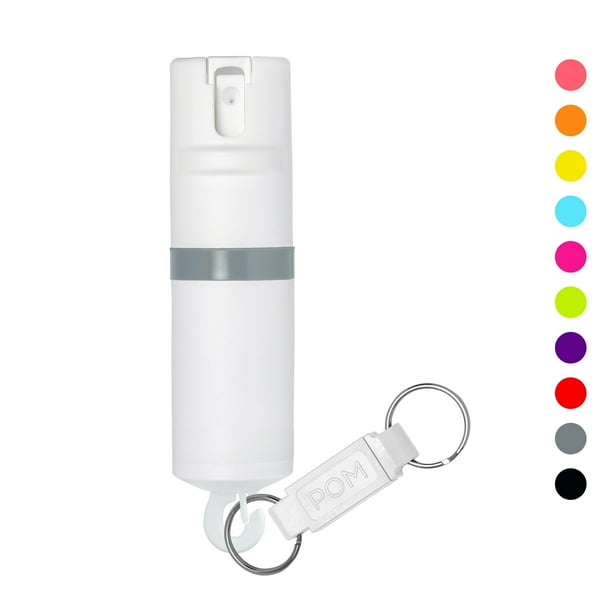 POM Pepper Spray OneWay Snap Ring Maximum Strength OC Spray Safety