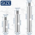 thumbnail image 5 of Adifare 3Pcs Angle Grinder Extension,3/4/5.5in M14 Angle Grinder Extension Shaft Aluminium Alloy Rotary Angle Grinder Lengthen Connecting Rod for Polisher Grinding Machine, 5 of 8