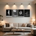 thumbnail image 3 of Aingg 4Pcs Black and White Ballet Wall Art Girl Dancing Canvas Prints Elegant Dance Wall Decor Poster Modern Gallery Style Prints Living Room Bedroom Pictures Unframed, 3 of 6