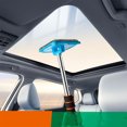 thumbnail image 1 of Telescopic Glass Cleaner, Aluminum Alloy Microfiber Car Window Washer, Retractable Car Windshield Cleaning Brush for  Driving, 1 of 7