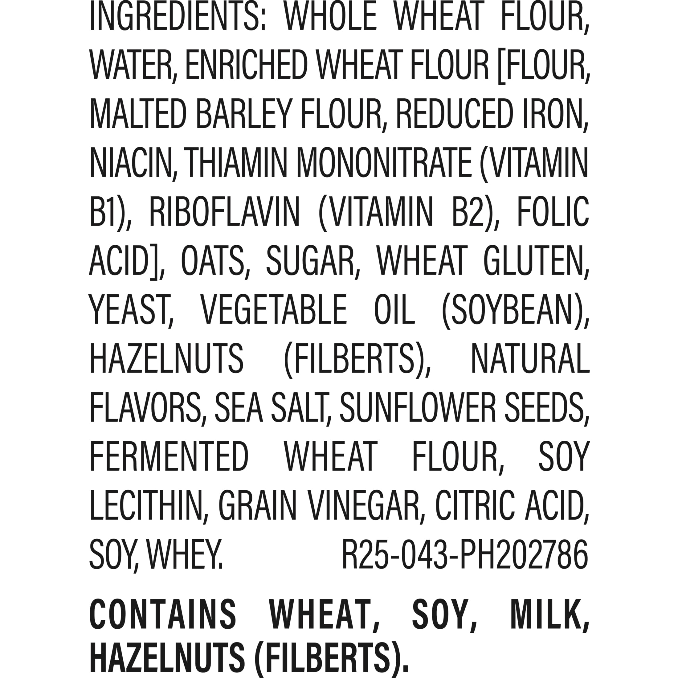 Brownberry Small Slice Oatnut Bread, 18 oz, Oat Bread, Bag