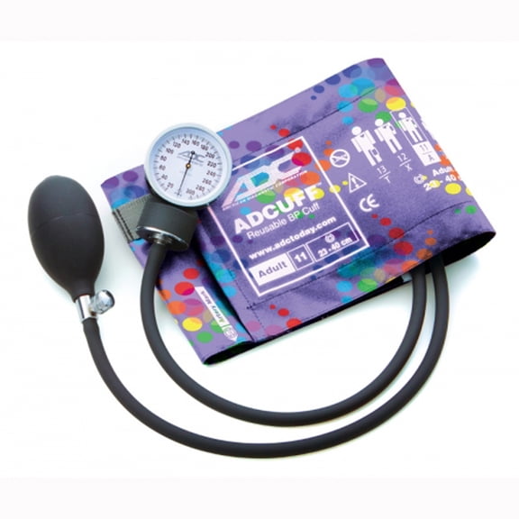 ADC Prosphyg Pocket Aneroid Sphyg-Peters Blue Swirly