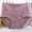 Purple, variant on GERsome Women's Plus Size Underwear Cotton High Waisted Briefs Full Coverage Panties XL-6XL