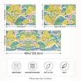 thumbnail image 2 of Yayeee Pillowcase Standard Size Set of 2 Satin Wrinkle Resistant Pillow Case, Yellow Mountains, 2 of 8