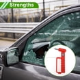thumbnail image 3 of Unique Bargains 1 Pc Universal Car Safety Hammer Glass Breaker Urgent Escape Tool Black Gray, 3 of 6