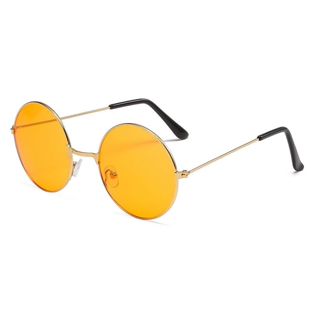 Gafas de sol redondas retro Gafas marinas Gafas de sol con montura redonda Gafas de montura redonda de tendencia colorida