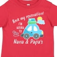 thumbnail image 4 of Inktastic Book My Reservation I'm Going to Nana and Papa's Boys or Girls Toddler T-Shirt, 4 of 5