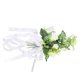 thumbnail image 4 of Flores simuladas con gasa para bodas y fotografías al aire libre, elegante decoración floral para sillas de novias con acentos de iluminación lujosos, 4 of 8