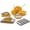 Marigold, variant on Caraway 23-Piece Nonstick Ceramic Cookware & Bakeware Set – Pots, Frying Pans, Lids, Baking Sheets, Pans, Cooling Rack & Storage – Oven Safe, – Compatible with All Stovetops - Gray