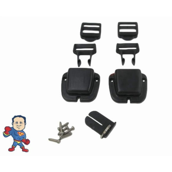 2 Spa Hot Tub Cover Latch Strap Repair Kit & Key Catalina Cal Spa Lock Clip