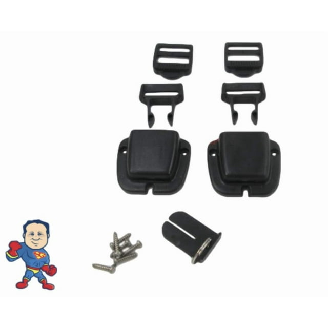 2 Spa Hot Tub Cover Latch Strap Repair Kit & Key Catalina Cal Spa Lock Clip
