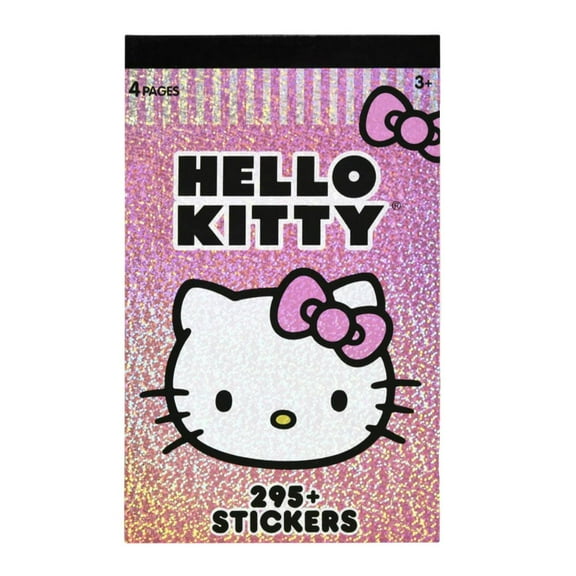 Sanrio Hello Kitty Pink 4 Sheet Sticker Pad | 200  Stickers