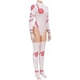 thumbnail image 2 of Shiro Sexy Jumpsuit with Gloves Socks Outfits White Bodysuit, 2 of 7