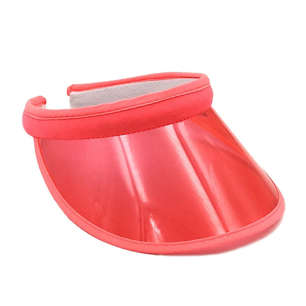 Lookwoild PVC Hat Sun Visor Party Casual Hat Clear Plastic Adult