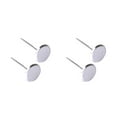 thumbnail image 2 of ziyahi 2 Pieces Cake Decorating Nail Washable Replacement Household Flower Stand Silver 2Set, 2 of 6