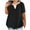 Black1, variant on GigrtiJin Plus Size Tops for Women V-Neck Casual Loose Summer Blouse Short Sleeve Comfy Basic Solid Color Shirts